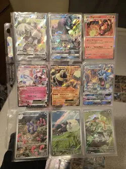 Pokemon BINDER Collection lot NM Modern Secret Rare GOLD SHINY VAULT TRAINER - Image 2