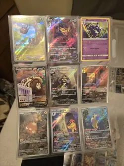 Pokemon BINDER Collection lot NM Modern Secret Rare GOLD SHINY VAULT TRAINER - Image 4