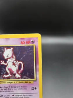 Pokemon TCG Mewtwo Base Set 10/102 Holo Unlimited Holo Rare - Image 3