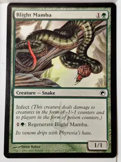 Blight Mamba - Scars of Mirrodin - Magic the Gathering MTG Nice! - Image 1