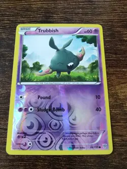 Trubbish 64/135 Plasma Storm Pokemon Reverse Holo MINT - Image 1