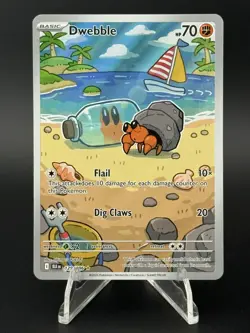 Pokemon Cards Dwebble 129/086 Black Bolt Illustration Rare NM - Image 1