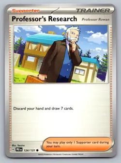 Pokemon TCG Prismatic Evolutions Professor's Research #124 - Image 1