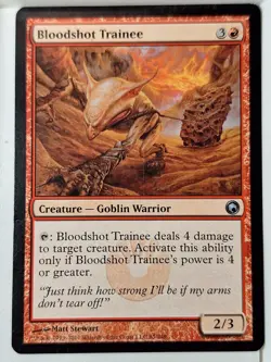 Bloodshot Trainee - Scars of Mirrodin - Magic the Gathering MTG Nice! - Image 1