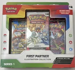 🔥 Pokemon TCG First Partner Illustration Collection Series 1 Box Sealed Promo - Image 1