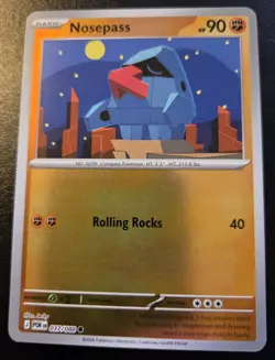 Nosepass 037/088 Reverse Holo Common Mega Evolution: Perfect Order Pokemon TCG - Image 1