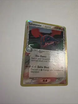 Salamence - 14/113 Delta Species Reverse Holo Rare Pokemon - Damaged - Image 2