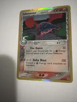 Salamence - 14/113 Delta Species Reverse Holo Rare Pokemon - Damaged - Image 3
