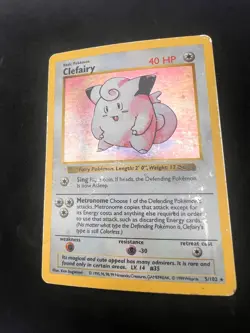 Clefairy - 5/102 - Base Set - Shadowless - Unlimited - Pokemon TCG - HP - Image 1