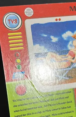 Misty - TV3 - Topps Pokemon Series 1 - 1st Print BLUE Logo UK - HP - Image 4