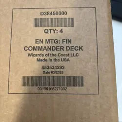 MTG Final Fantasy Commander Deck Bundle (All 4 Decks) - Sealed Case D2 - Image 1