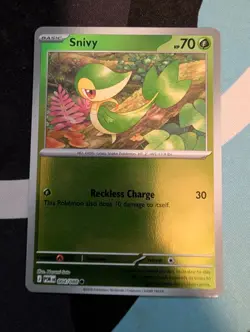 Snivy 004/088 Common Perfect Order Pokemon Reverse Holo Lightly Played - Image 1