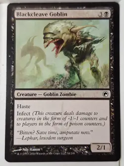 Blackcleave Goblin - Scars of Mirrodin - Magic the Gathering MTG Nice! - Image 1