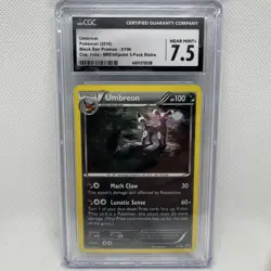 2016 POKEMON UMBREON XY BLACK STAR PROMO #XY96 COSMOS HOLO CGC 7.5 - Image 1
