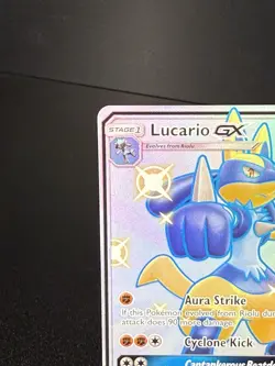 Pokemon TCG Lucario GX Full Art Hidden Fates Shiny Vault SV64/SV94 NM/M - Image 3