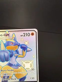 Pokemon TCG Lucario GX Full Art Hidden Fates Shiny Vault SV64/SV94 NM/M - Image 4