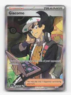 Pokemon TCG - Giacomo 252/193 Near Mint Ultra Rare Paldea Evolved - Image 1