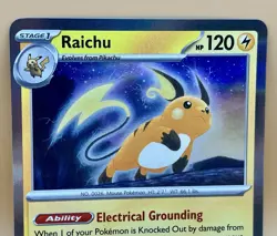 Raichu 026/165 – Scarlet & Violet 151 (Holo Rare) - NM - 2023 Pokemon TCG - Image 2