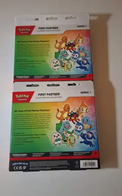 2x First Partner Illustration Collection Series 1 Promo Box Pokemon TCG - Image 2