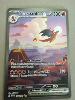 Pokemon TCG Charizard EX Scarlet Violet - 151 199/165 Holo Special Illustration - Image 1