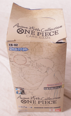 SEALED One Piece Extra Booster Anime 25th Collection EB-02 Booster Box Japanese - Image 1