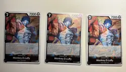Monkey.D.Luffy R OP15-092 Foil One Piece Adventure On Kami's Island NM 3 lot - Image 1