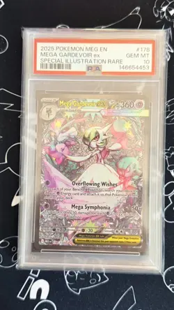 Pokemon TCG Mega Gardevoir EX 178/132 Mega Evolutions SIR PSA 10 Gem Mint - Image 1
