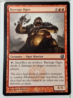Barrage Ogre - Scars of Mirrodin - Magic the Gathering MTG Nice! - Image 1