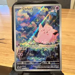 Pokemon Mega Evolution Perfect Order Clefairy Illustration Rare 094/088 - Image 1