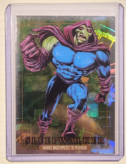 2024 Marvel Masterpieces 92 Platinum Sleepwalker #89 Holofoil Parallel - Image 1