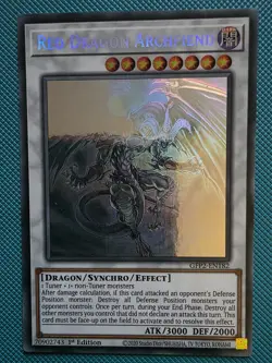 Yu-Gi-Oh Ghost Rare Red Dragon Archfiend 1st Edition GFP2-EN182 - Image 1