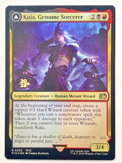MTG Final Fantasy Kuja, Genome Sorcerer Foil Prerelease Stamped Promo NM - Image 1