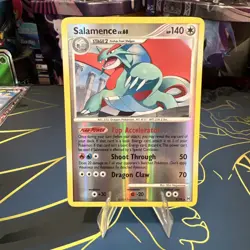 Pokemon TCG Salamence Reverse Holo Rare Card 8/99 Arceus 2009 Mint Condition - Image 1