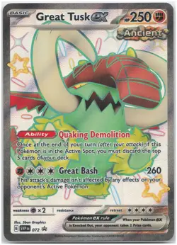 Great Tusk ex - - 072 SVP SV: Scarlet & Violet Promo Cards NM - Pokemon TCG - Image 1
