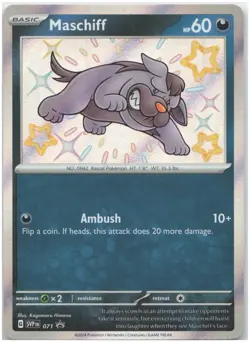 Maschiff - - 071 SVP SV: Scarlet & Violet Promo Cards NM - Pokemon TCG - Image 1