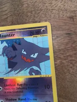 Pokemon Card-Haunter-Skyridge-63/144-HoloReverse-ENG-LP - Image 3
