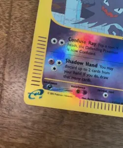 Pokemon Card-Haunter-Skyridge-63/144-HoloReverse-ENG-LP - Image 5