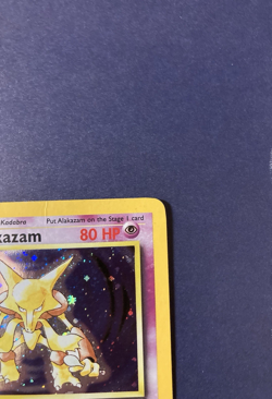 Pokemon TCG Alakazam 1/130 Base Set 2 Holo Unlimited Rare Card | Double Swirl! - Image 4