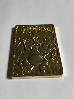 Pokemon Charizard 23k Gold-Plated Card 1999 Burger King Nintendo - Image 2