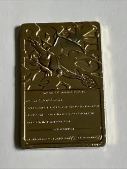 Pokemon Charizard 23k Gold-Plated Card 1999 Burger King Nintendo - Image 3