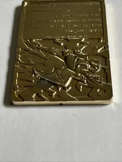 Pokemon Charizard 23k Gold-Plated Card 1999 Burger King Nintendo - Image 5