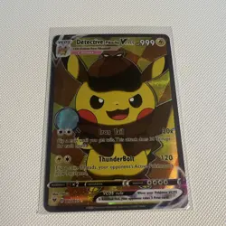 Detective Pikachu VCOS 012/055 Full Art Holo Pokemon Card - Image 1