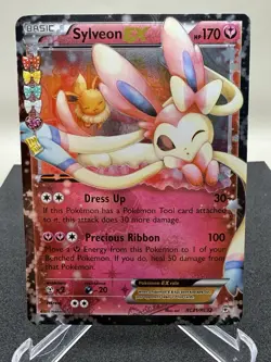 Sylveon EX RC21/RC32 - Generations Radiant Ultra Rare Holo Pokemon Card - LP - Image 1