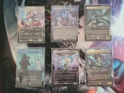 MTG Secret Lair Hatsune Miku Winter Diva Rainbow Foil 6 Card Lot – No Swan Song - Image 1