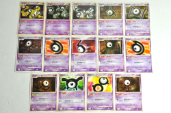 Pokemon card TCG LOT14 1stED Unown Set DPBP# DP1/DP2/DP3/DP4/DP5 series Japanese - Image 1