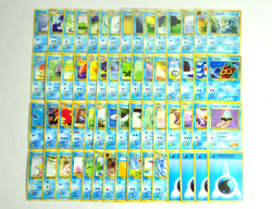 Pokemon card LOT 60 Type Water Old Back Japanese Squirtle Psyduck Magikarp etc… - Image 1