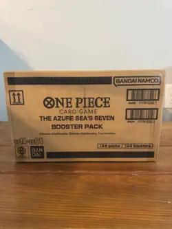 Bandai Namco One Piece Card Game The Azure Sea's Seven Booster Case 144 Packs - Image 3