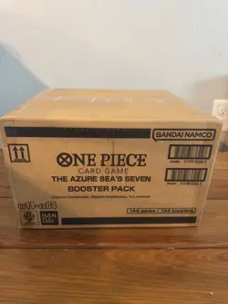 Bandai Namco One Piece Card Game The Azure Sea's Seven Booster Case 144 Packs - Image 4