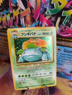Pokemon Karte Card Bisaflor Venusaur Expansion Base Set Holo Wotc japanese VG- - Image 1