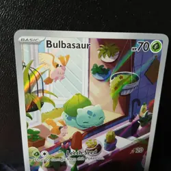 Pokemon TCG Bulbasaur IR Stellar Crown Card 143/142 NM Condition - Image 2